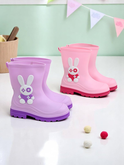 Royalfashion laste kummikud jänkuga Bunny Splash