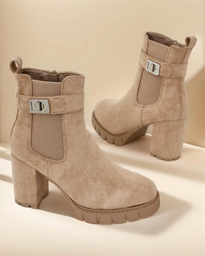 Royalfashion kvina enkrarstøvlar på inlegge Effo