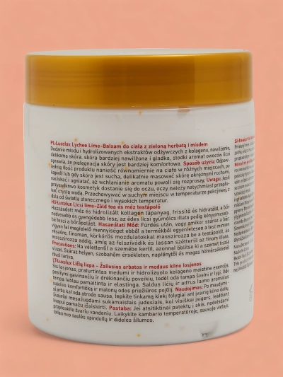 Luxelux LYCHEE LIME Kehavaha rohelise tee ja meega 250 ml