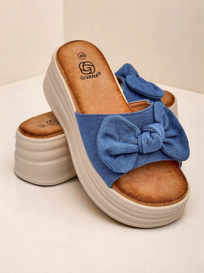 Royalfashion Женские шлепанцы на платформе Givan
