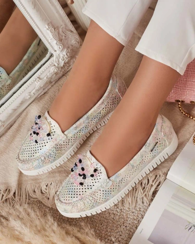 Royalfashion Naiste helmestest aetud mokassinid Namis