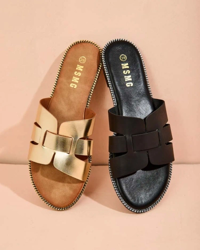 Royalfashion Naiste Omipp lamedatallalised flip-flops