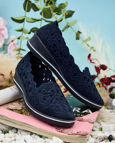 Royalfashion Женские полусапожки на низком каблуке Dellio