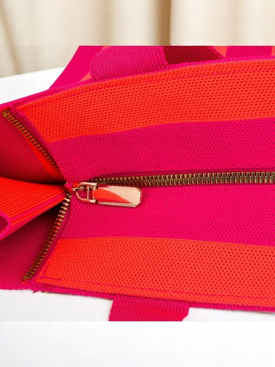 Royalfashion Kangaskott Sunset Stripes