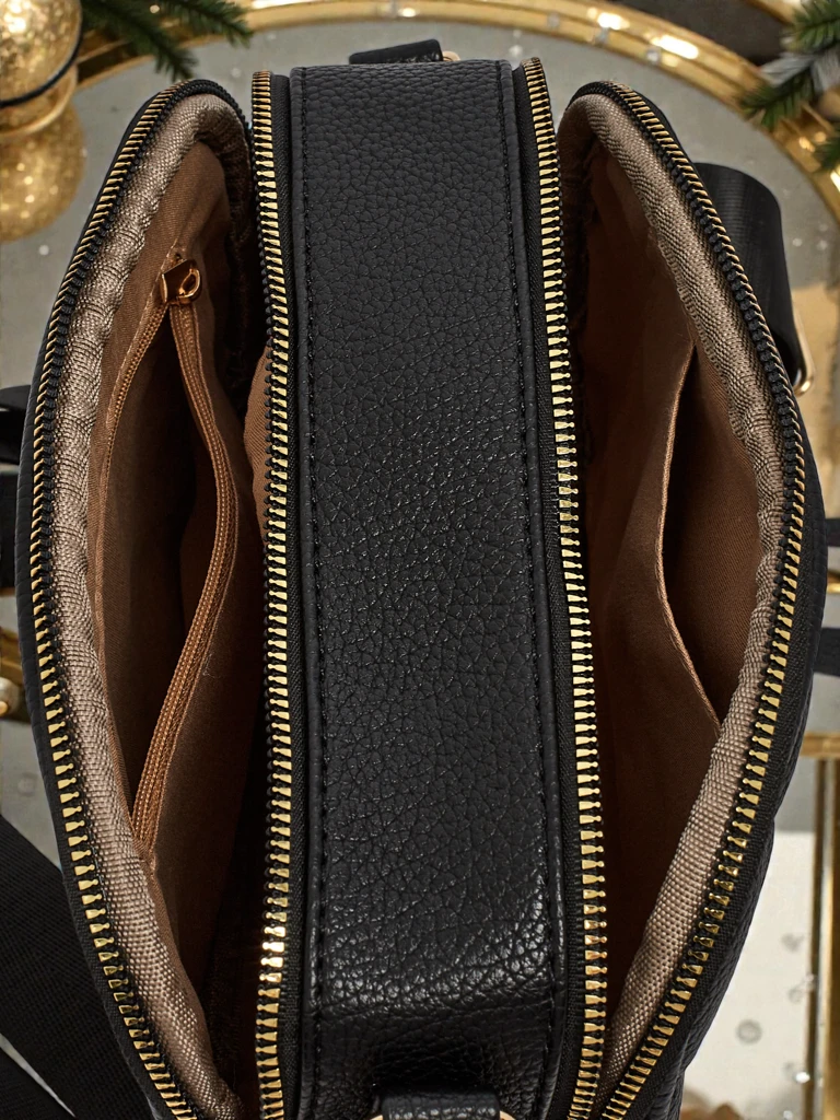 Стеганая маленькая женская сумка из экокожи Connere