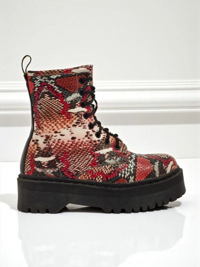 Women's Isadore Embossed Worker Boots