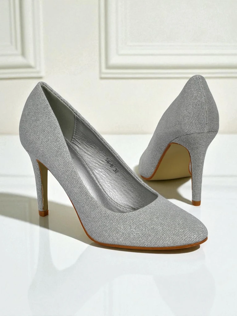 Royalfashion Блестящие женские туфли на каблуках Enen