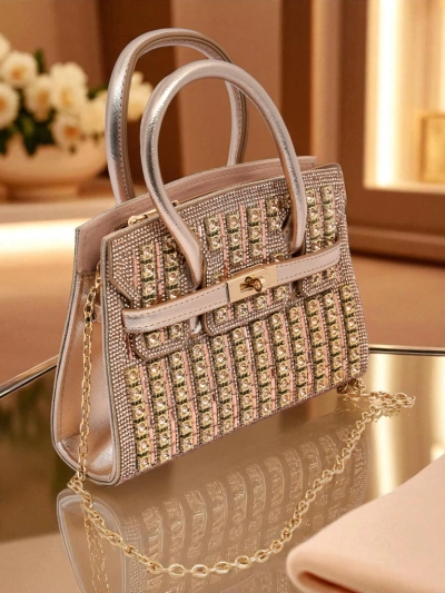 Royalfashion Women's Clutch Bag with Cubic Zirconia Seren Voux