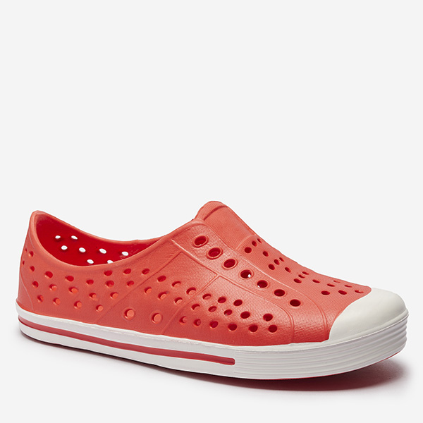 Red openwork children's rubber sneakers Jiteri - Footwear