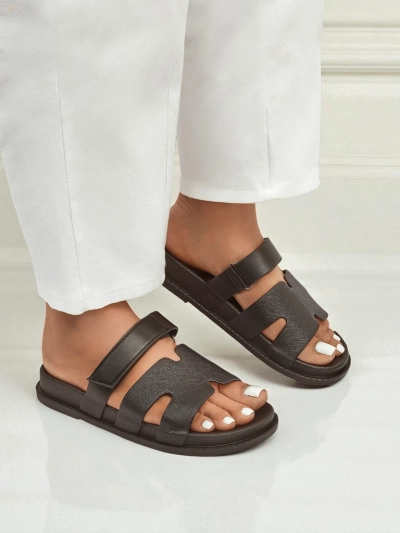 Royalfashion Women's eco-leather slippers FlexiComfi