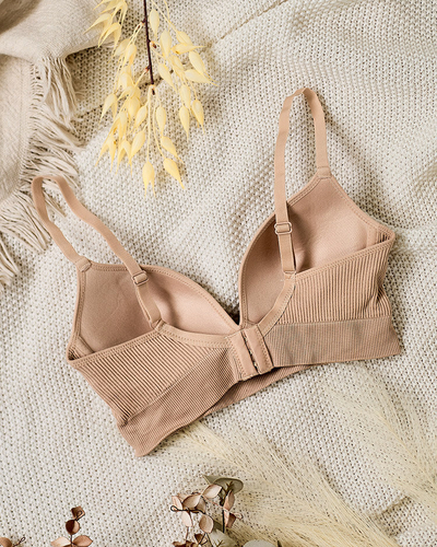 Royalfashion Women's ribbed bra
