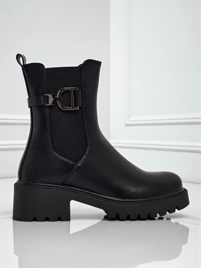 Women's high eco-leather ankle boots Ovella