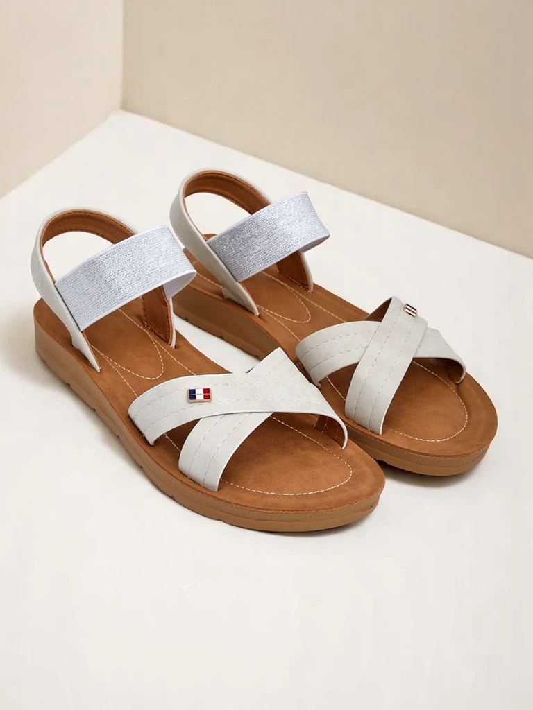 Royalfashion Women's elastic strap sandals Zerefis