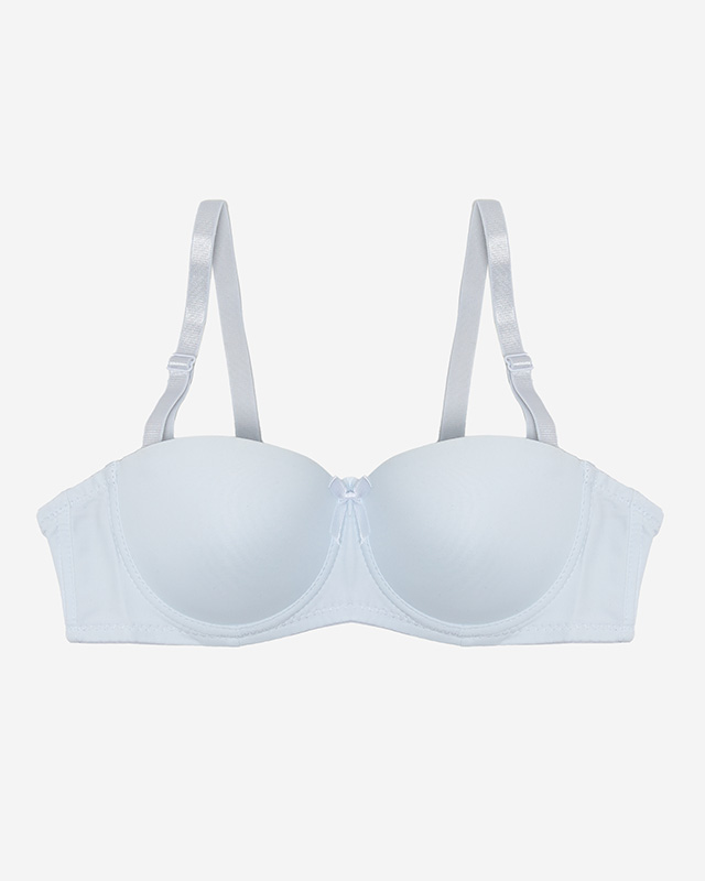 Белый женский бюстгальтер на уплотненных чашках - Нижнее белье