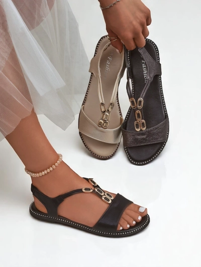 Royalfashion Naiste kaunistatud rihmadega sandaalid Siena Glow