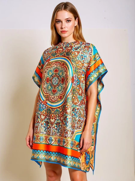 Calista pareo dress – colorful, light, inspired by the Mediterranean style