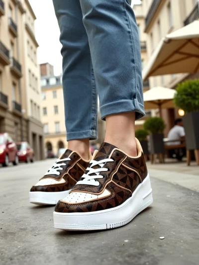Royalfashion Women's sports shoes with Ozofio print