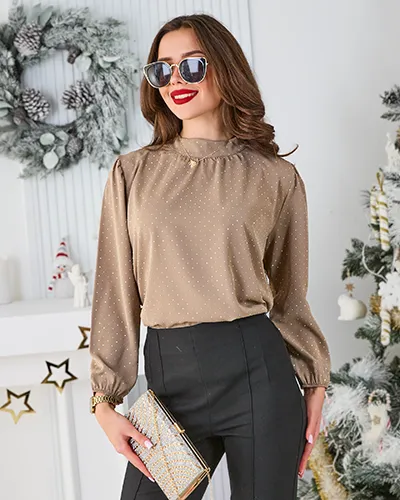 Royalfashion Naiste särk rhinestone'idega