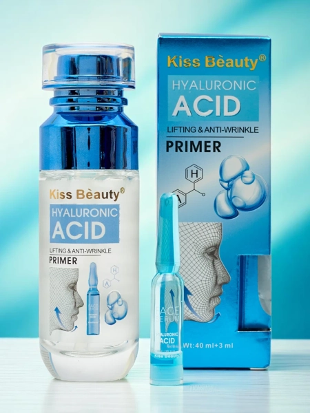 Makeup primer with hyaluronic acid, moisturizing