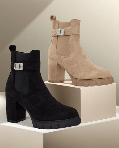 Royalfashion kvina enkrarstøvlar på inlegge Effo