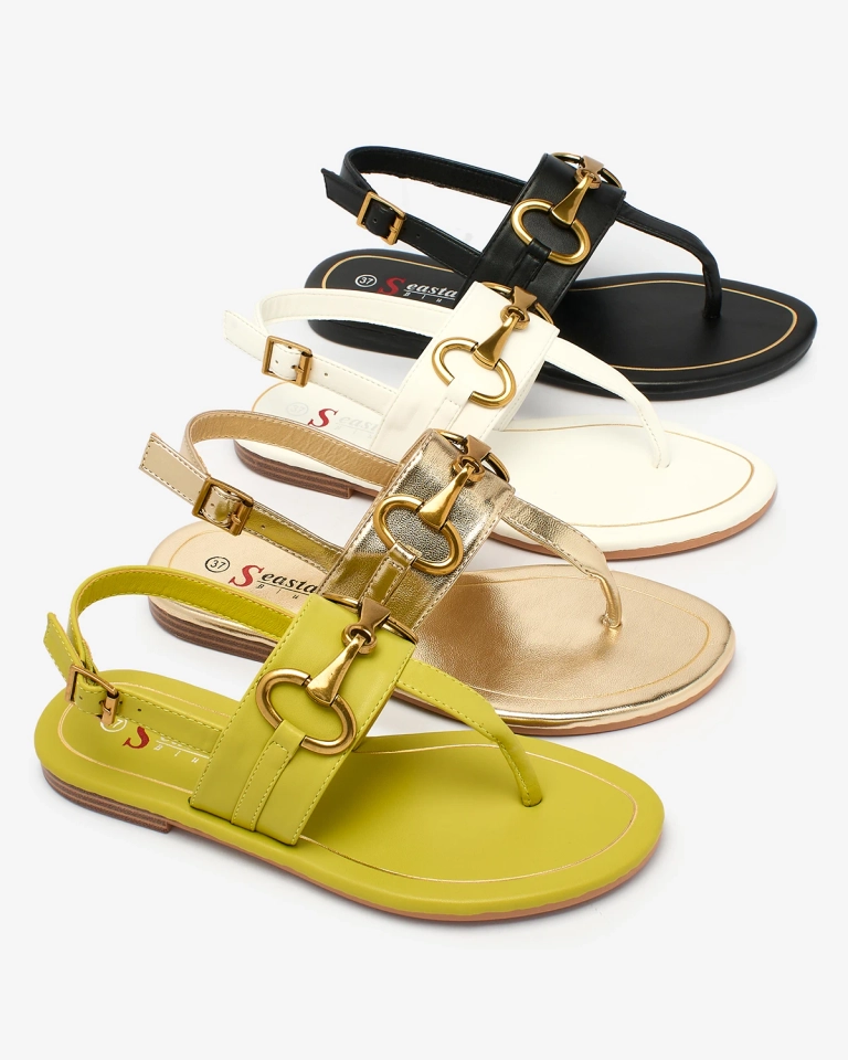 Royalfashion Naiste flip flop sandaalid mustad Imonel