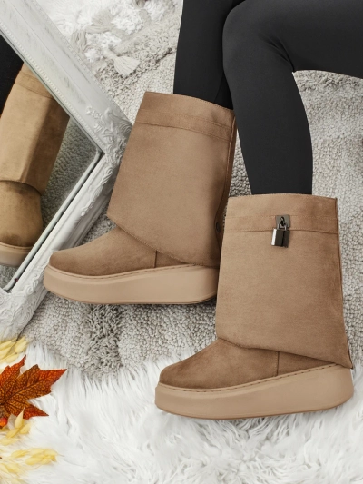 Lühikesed naiste a'la saapad kinnitatava pealisega Elizze