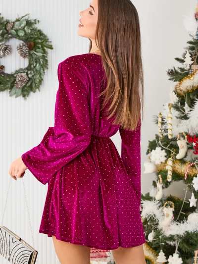 Royalfashion Kvinnu kjósa við rhinestones