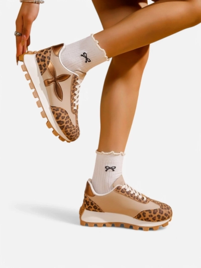 Royalfashion Women's sporty sneakers on a thicker sole Aloqa