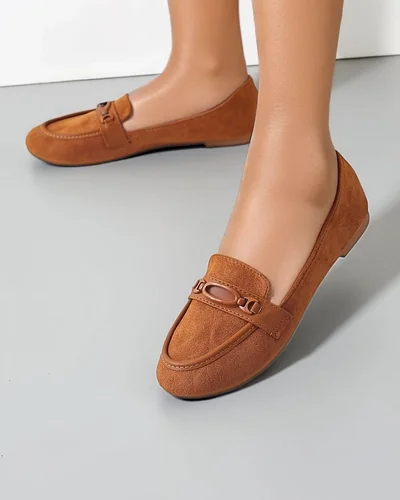 Женские экомокасины из замши Royalfashion Zammei