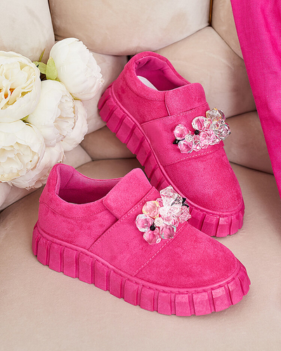 Royalfashion Спортивные полусапожки с цветными камнями Resinello