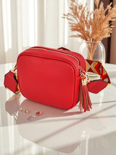 Royalfashion Väike naiste öko-nahast käekott värvilise rihmaga Kovi Lace