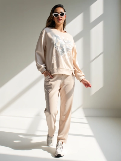 Royalfashion Naiste viskooskomplekt printidega