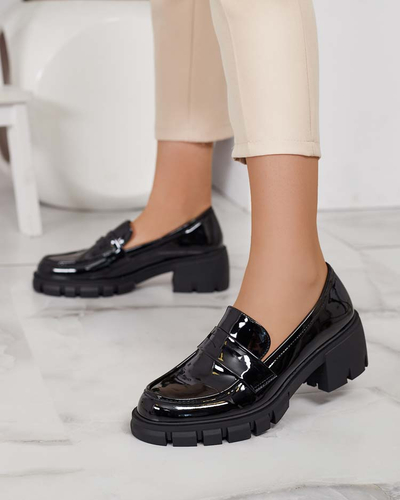 Royalfashion Women's moccasins on a low post Denebel