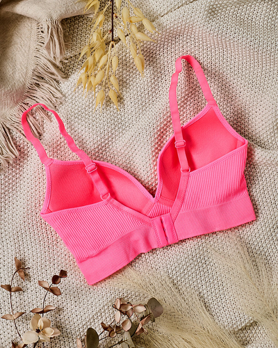 Royalfashion Women's ribbed bra