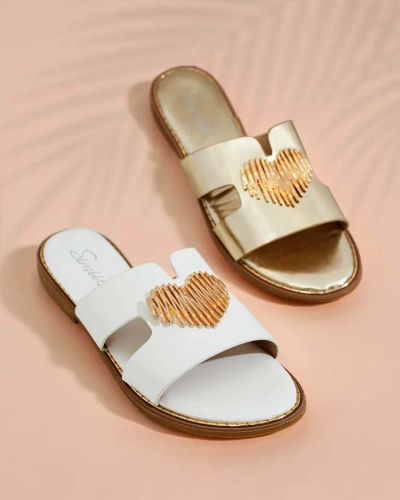 Royalfashion Naiste Olis lameda tallaga flip-flops