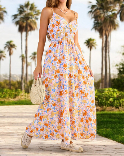 Royalfashion Naiste puuvillane midi-kleit