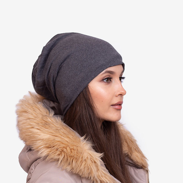 Dark gray insulated women's beanie - Accessories