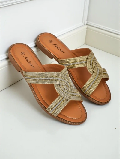 Royalfashion Women's Woven Breeze Flip-Flops