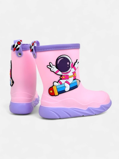 Royalfashion children’s rain boots with astronaut Cosmos