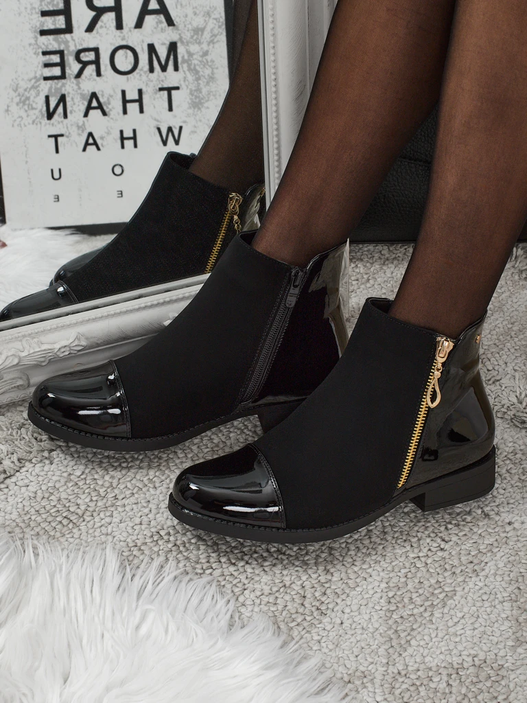 Women's eco-leather ankle boots Serelith