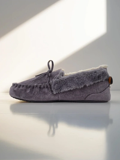 Royalfashion Женские мокасины с мехом Ahtikes