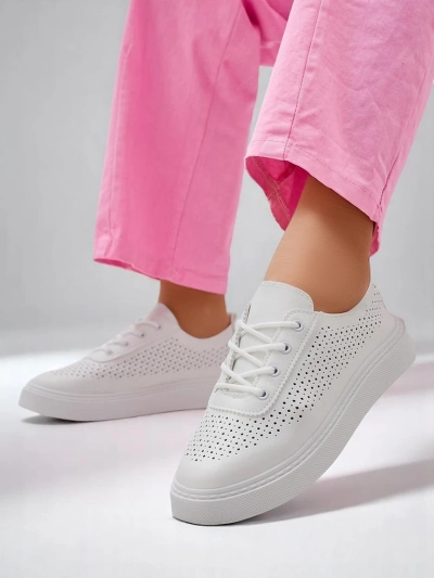 Royalfashion Women's Ażurowe Sporty Lace-Up Shoes Adette