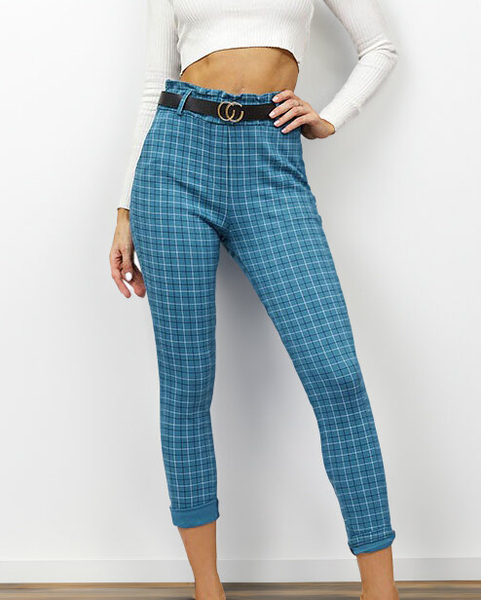 Royalfashion Women's checkered pants