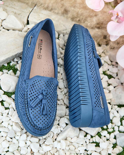 Royalfashion Женские ажурные мокасины Molaffa