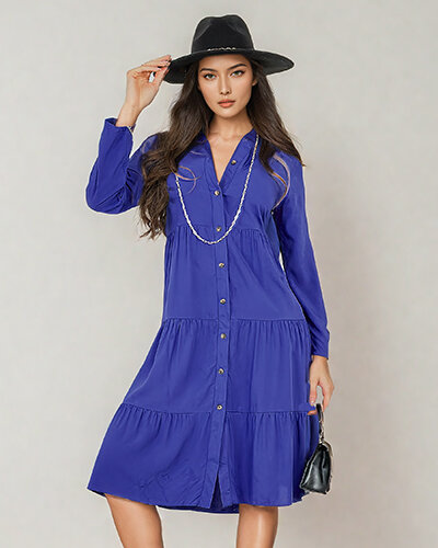 Royalfashion Naiste midi-kleit