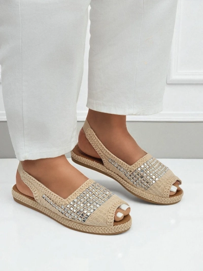 Naiste espadrill-sandaalid säravate kivikestega Belle Sparkle