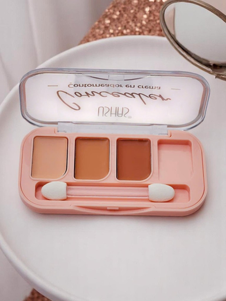Mattifying Contour Palette 3 tooni Bisque Chestnut