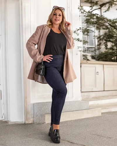 Royalfashion Naiste Treggings PLUS SIZE Püksid