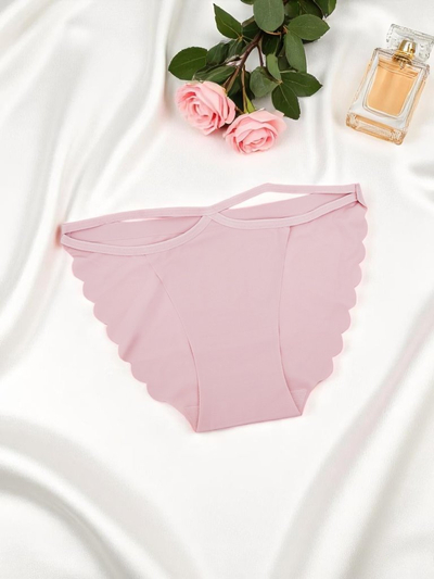 Royalfashion Laser-cut women's bikini panties with decorative straps Edge Chic