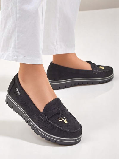 Royalfashion Læbærshætte kvinders mokkasiner Elissas